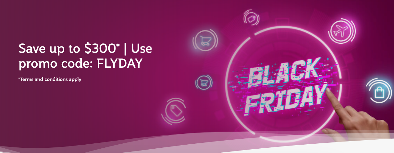 Qatar Airways Black Friday Deal - Save up to $300 and earn up to 5x
