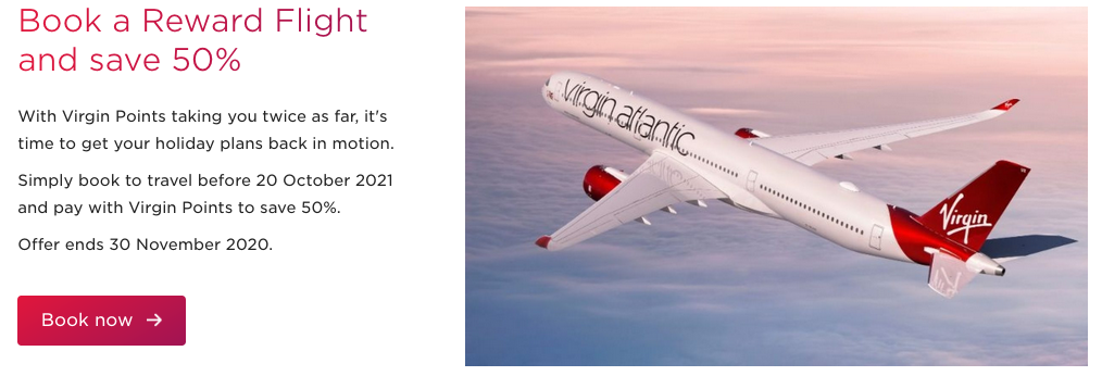 Virgin Atlantic Flying Club - 50% off award flights - Frequent Flyer - Does Southwest Airlines Offer Black Friday Deals