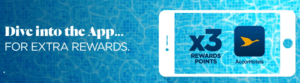 a cellphone in a pool