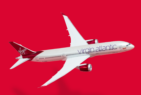 a white and red airplane