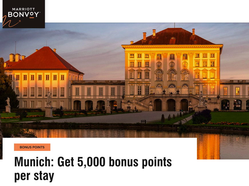 5 000 Bonus Points Breakfast For Two At Six Marriott Hotels In Munich 