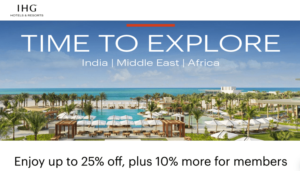 Save up to 35% at IHG Hotels 