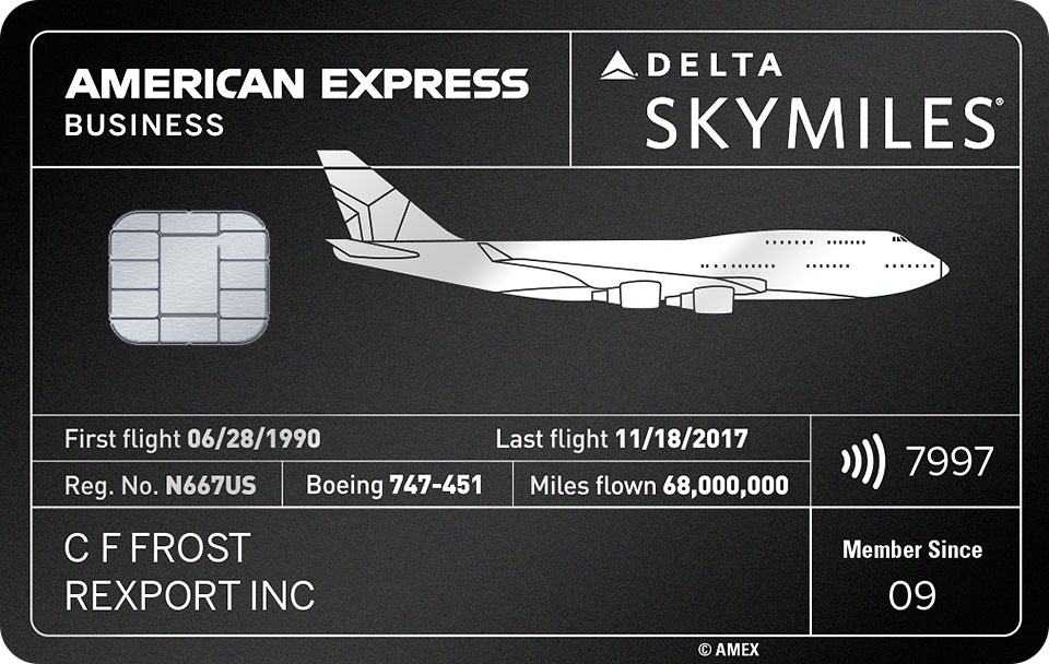 Limited edition Delta SkyMiles® Reserve Business American Express Card