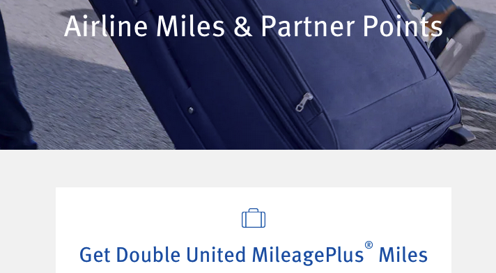 Double MileagePlus Miles