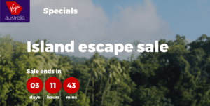 Virgin Australia Island Escape Sale