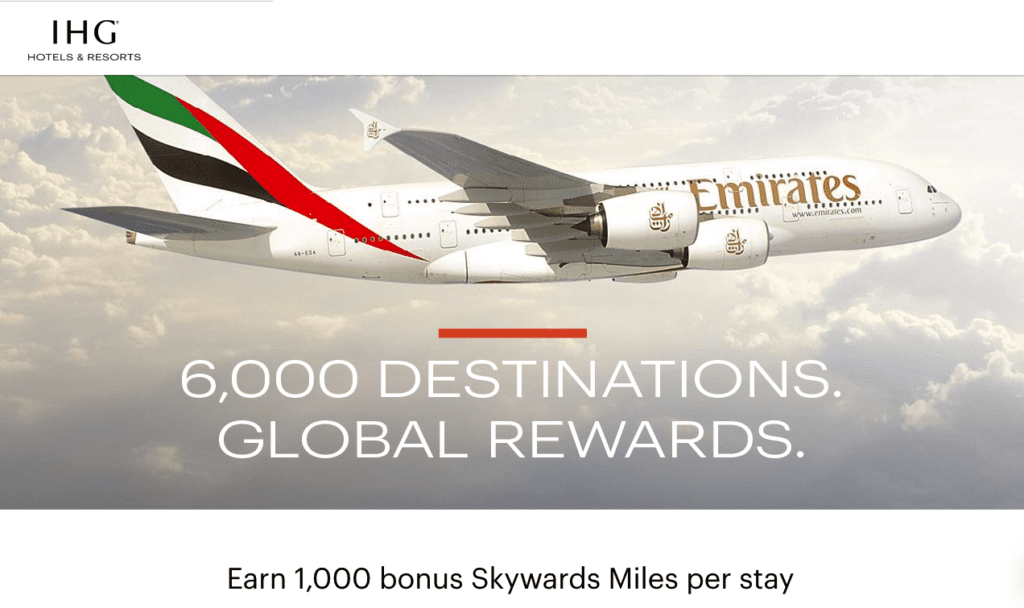 Emirates Skywards IHG