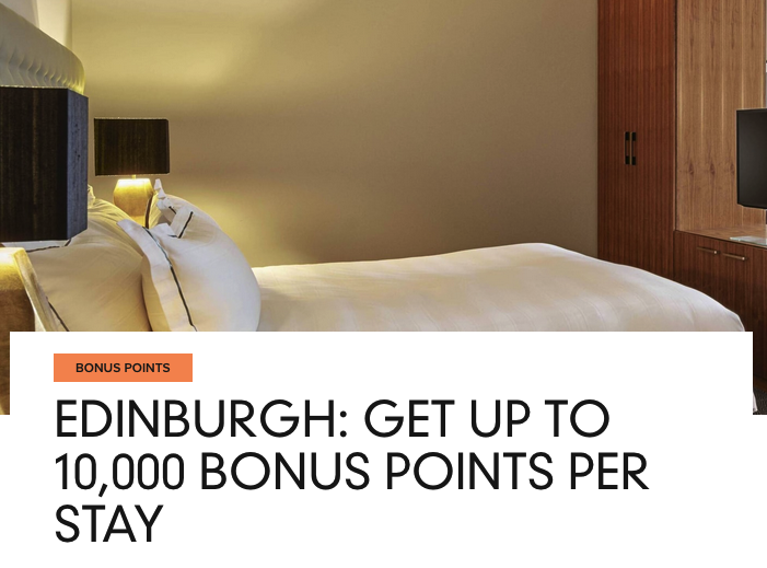 Edinburgh 10,000 Marriott points