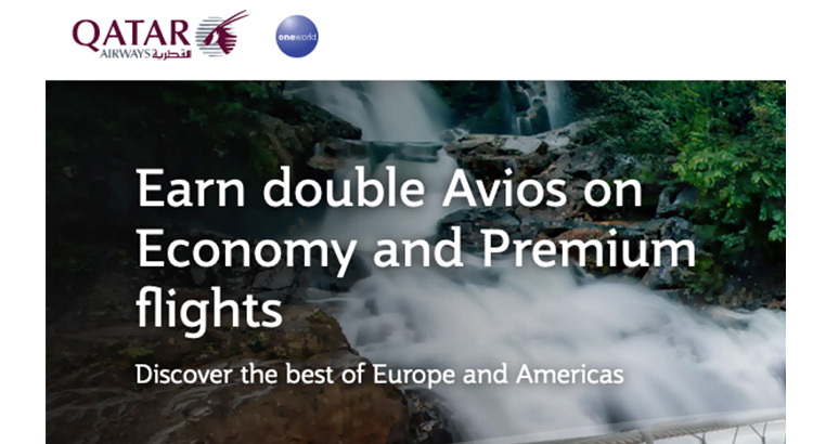 Double Avios on Qatar Airways flights for residents of South & Southeast Asia