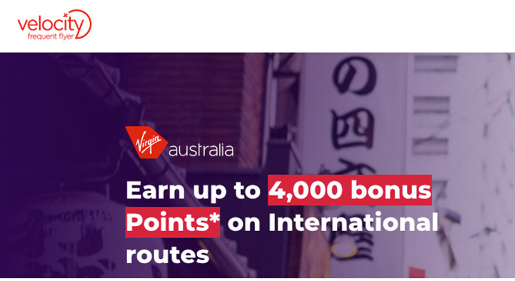 Virgin Australia International Flight Bonus