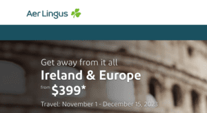 Aer Lingus Sale