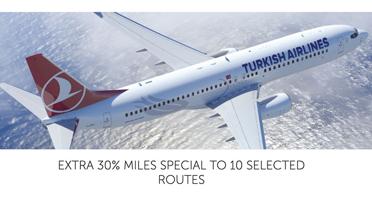 Turkish Airlines Miles&Smiles Bonus