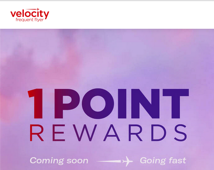 Velocity 1 Point Rewards