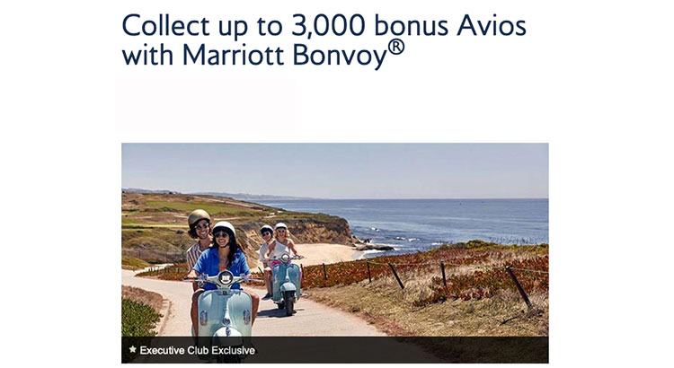 Avios Bonus Marriott Bonvoy