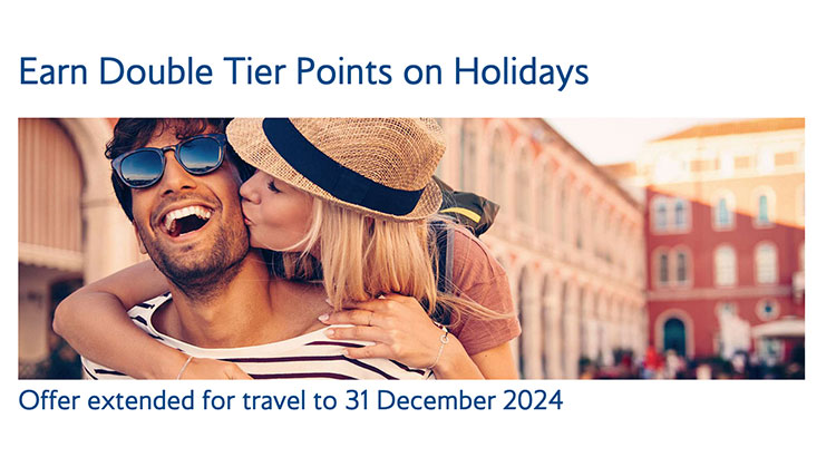 British Airways Holidays 2x tier points