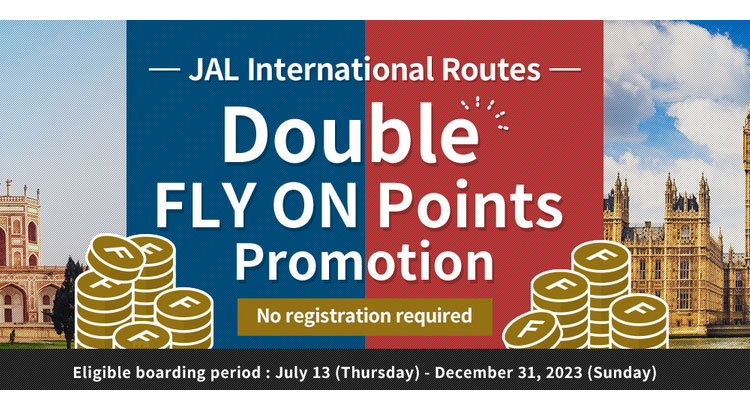 JAL 2x FLY ON Points