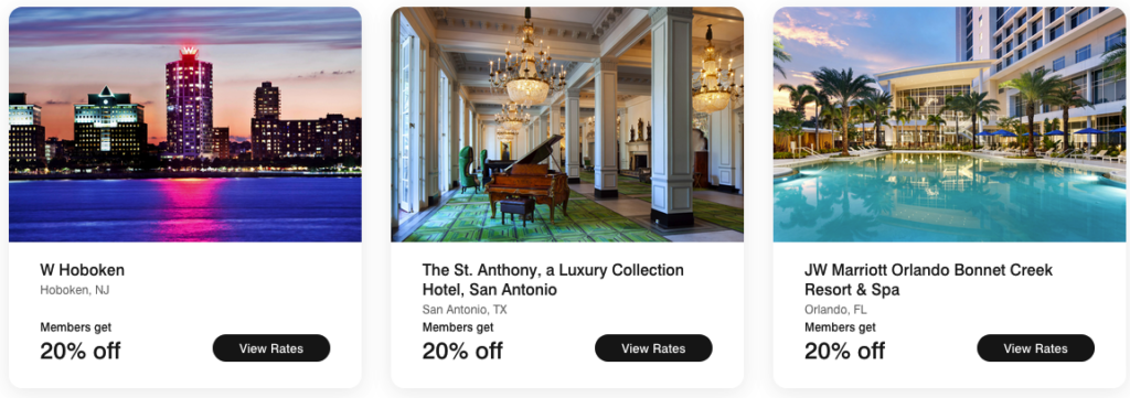 a screenshot of a hotel