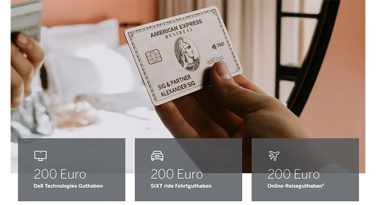 Earn up to 100,000 points with The Business Platinum Card from American Express (Germany)