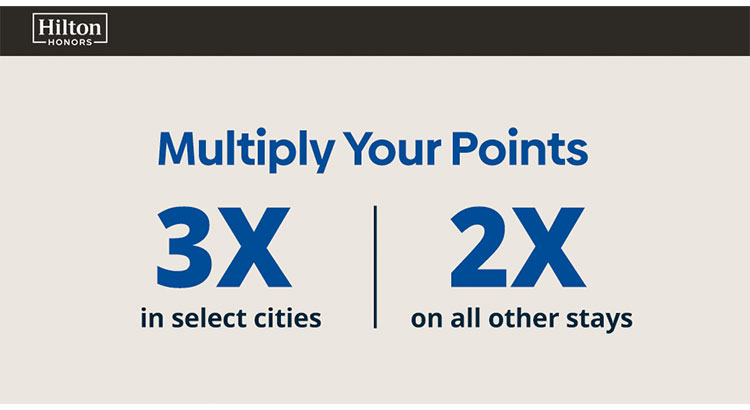 Hilton Honors 3x points