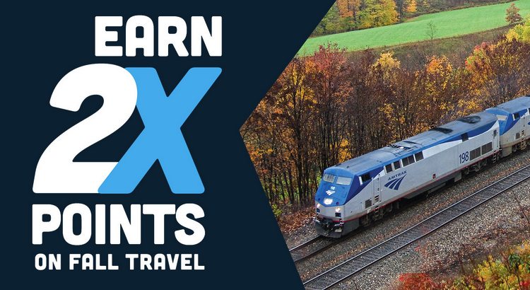 Amtrak Guest Rewards 2x Points