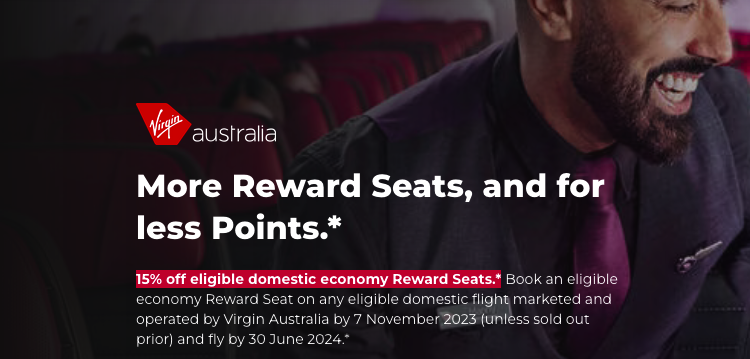 Virgin Australia Velocity Reward Sale