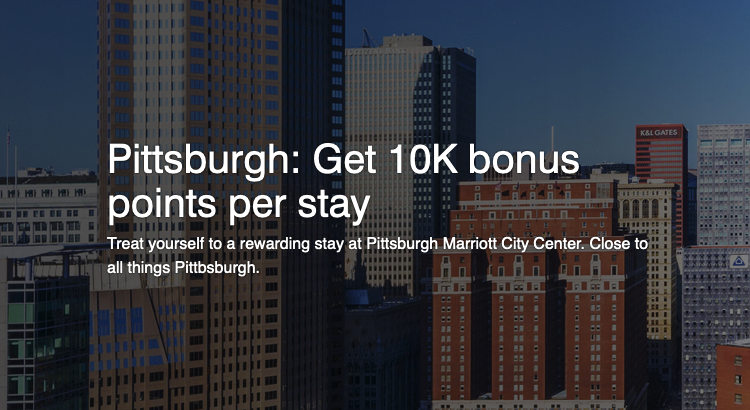 Pittsburgh Marriott Bonus