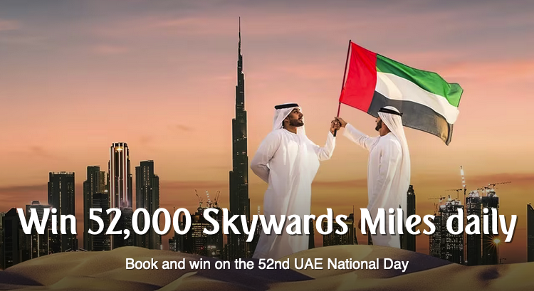 Emirates UAE 52,000 miles