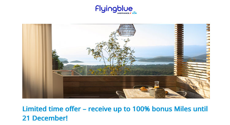 100% bonus buy flying blue miles