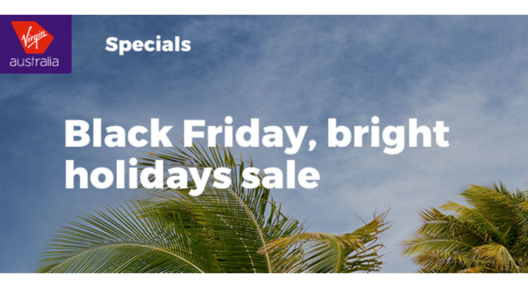 Virgin Australia Black Friday Sale