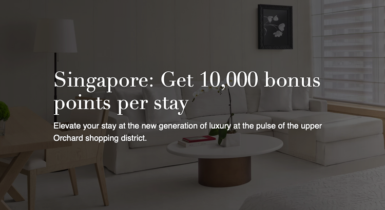 Singapore EDITION 10000 bonus points