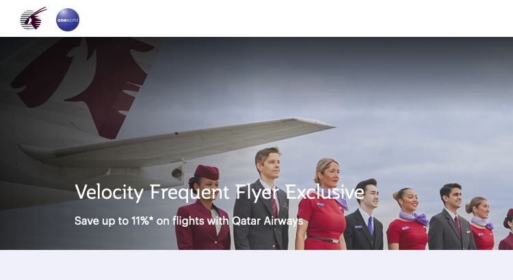 Save up to 11% on Qatar Airways