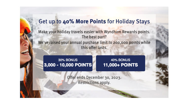 Buy Wyndham Points bonus