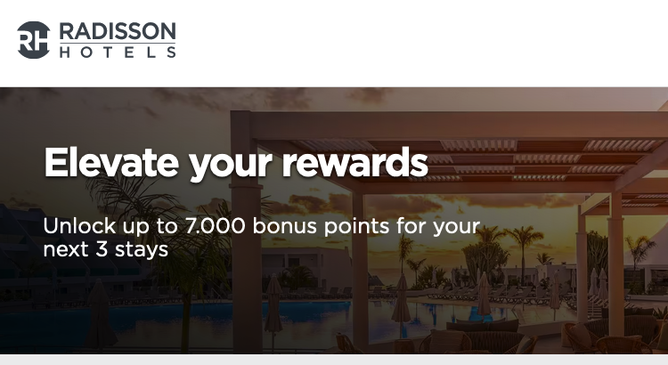 Radisson Rewards 7000 bonus points