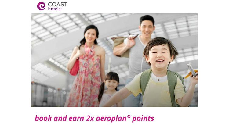 Coast Aeroplan 2x points