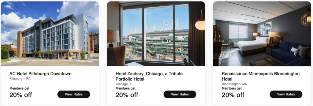 a screenshot of a hotel