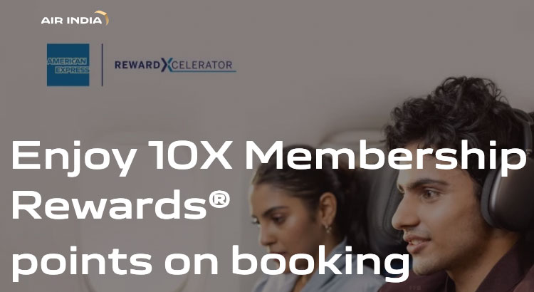 Air India American Express 10x points