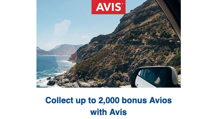 British Airways Avis 2000 bonus Avios
