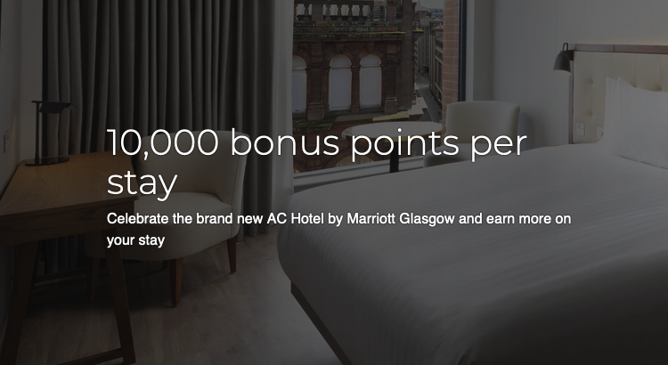 AC Hotel Glasgow 10000 points