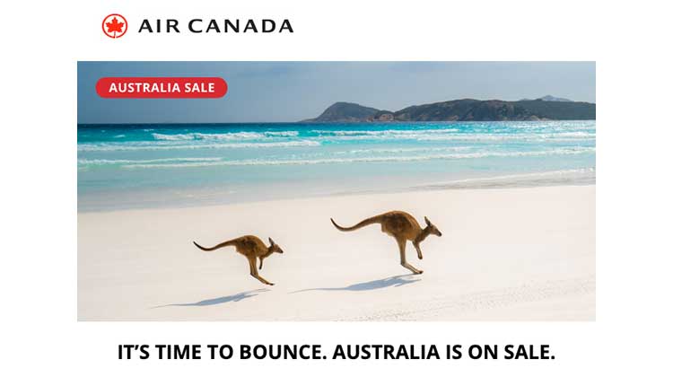 Air Canada 15000 Australia