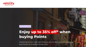Buy Velocity Points discount