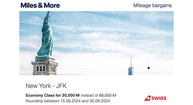 Miles & More Mileage Bargains May 2024 – Big discounts of 50% or more on award flights around the world