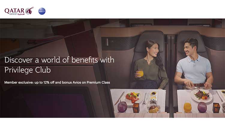 Qatar Airways 5000 bonus Avios