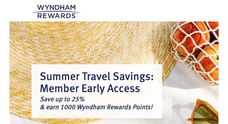 Wyndham Rewards 1000 bonus points