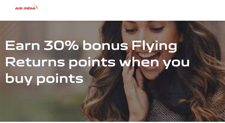 Air India Buy Points Bonus