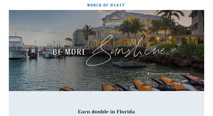 Hyatt Florida Bonus