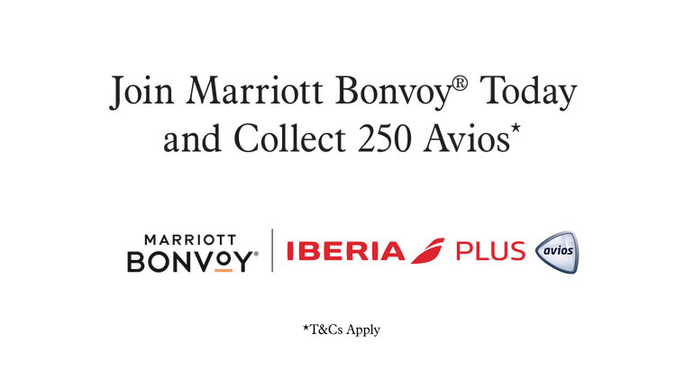 250 Free Avios for joining Marriott Bonvoy