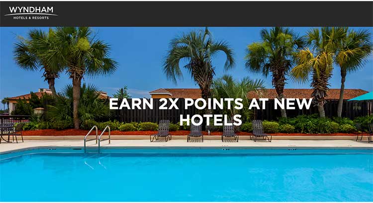 Wyndham Rewards 2x points