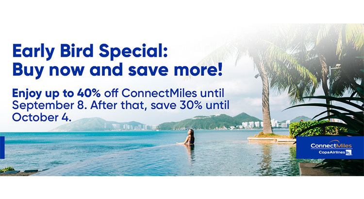 Copa Airlines 40% discount