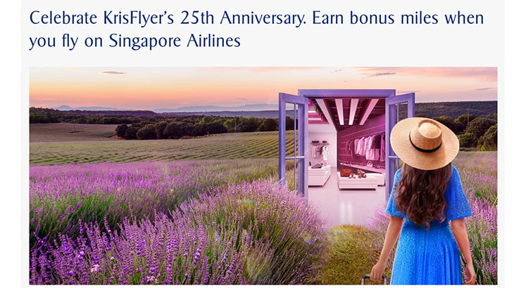 Singapore Airlines 2% Bonus miles