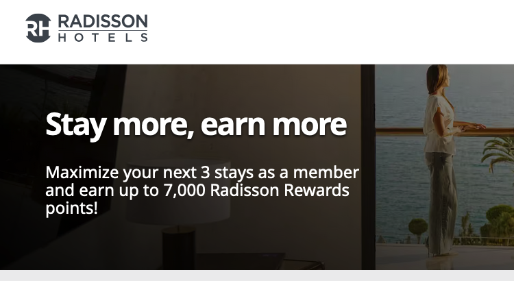 Radisson Rewards up to 7000 points