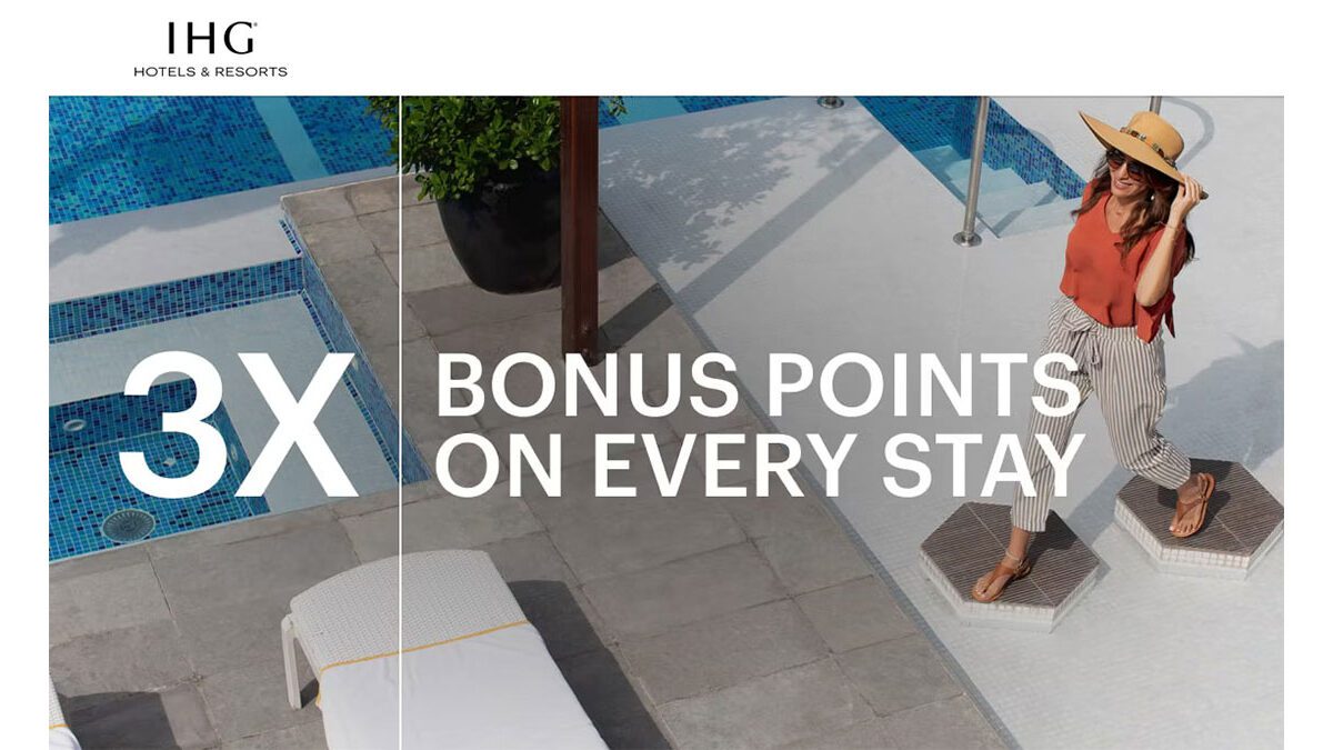 3x IHG One Rewards points